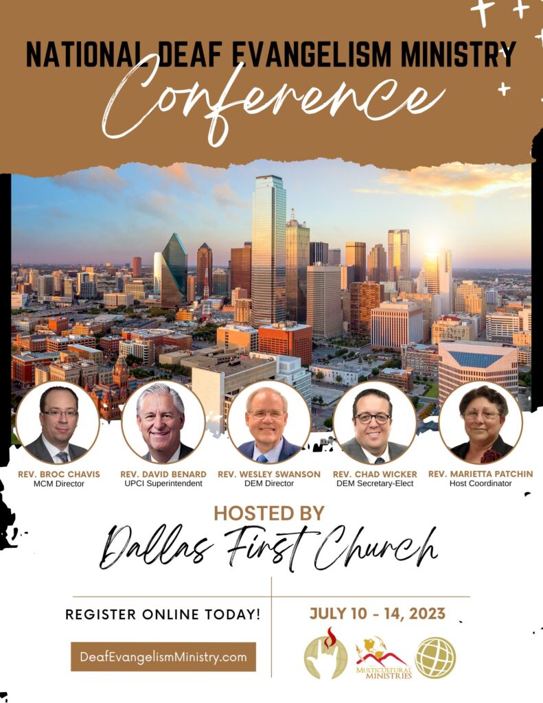 National Deaf Evangelism Ministry Conference Hosted by Dallas First Church