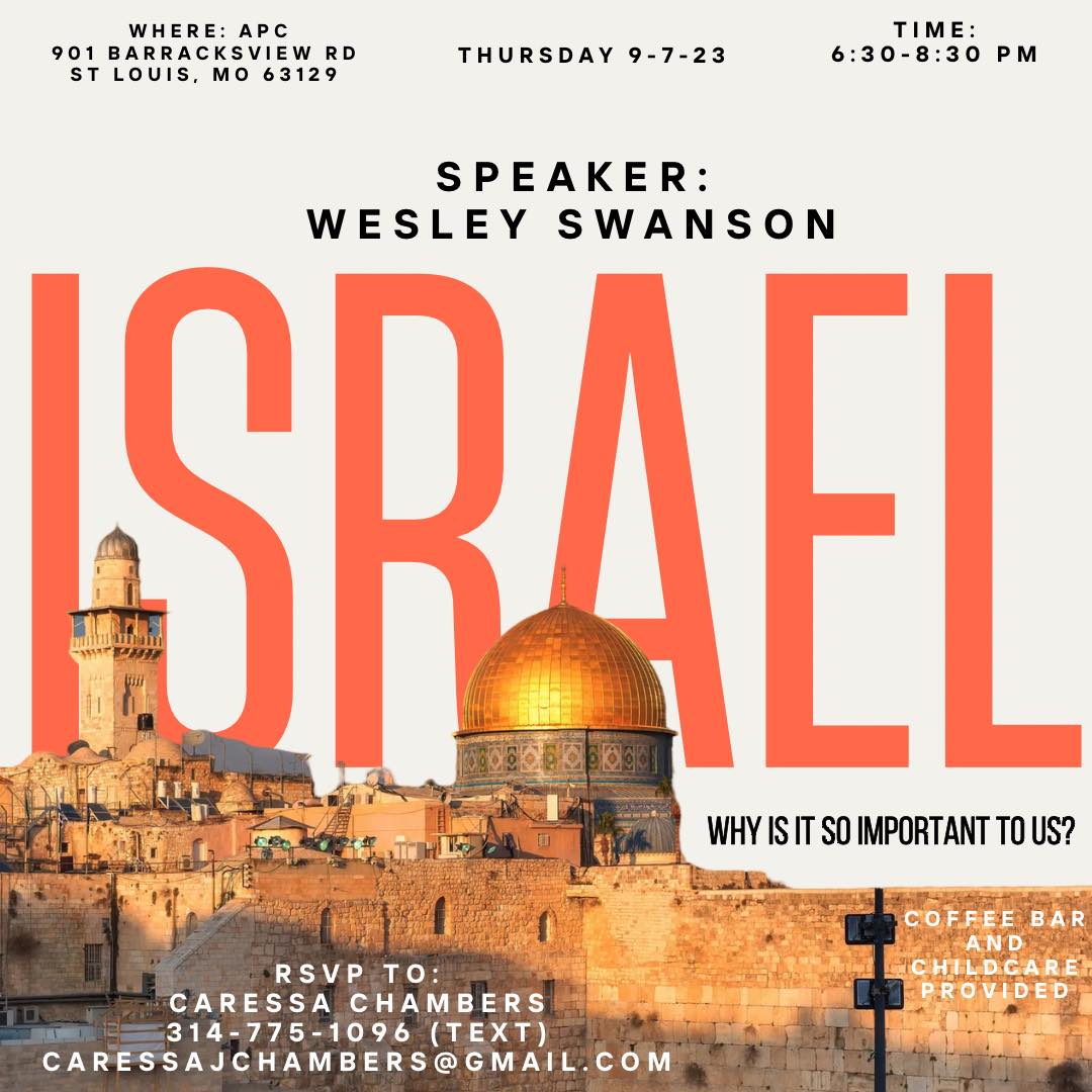 Israel - Speaker Wesley Swanson